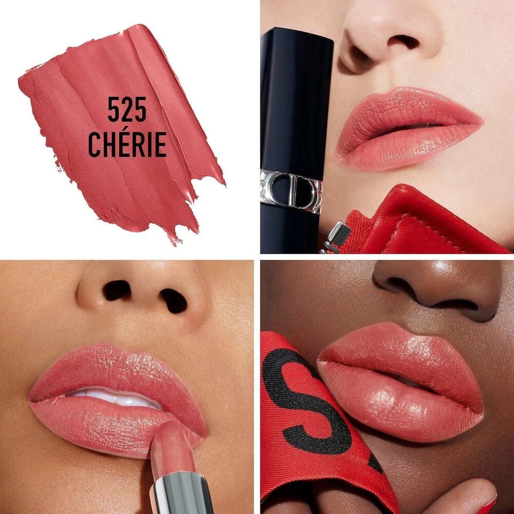 Dior Lipstick (black case): 525 Cherie Satin